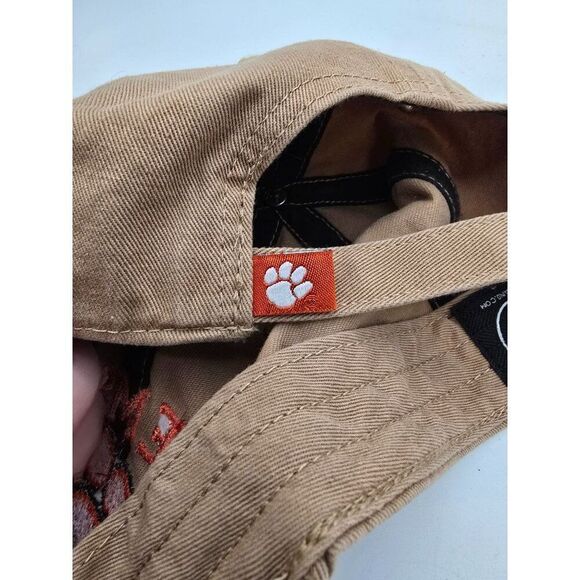 Clemson 47 Clean Up Adjustable Dad Hat With Embroidered Paw Logo - Picture 9 of 10